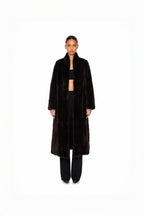 Mocha Column Coat