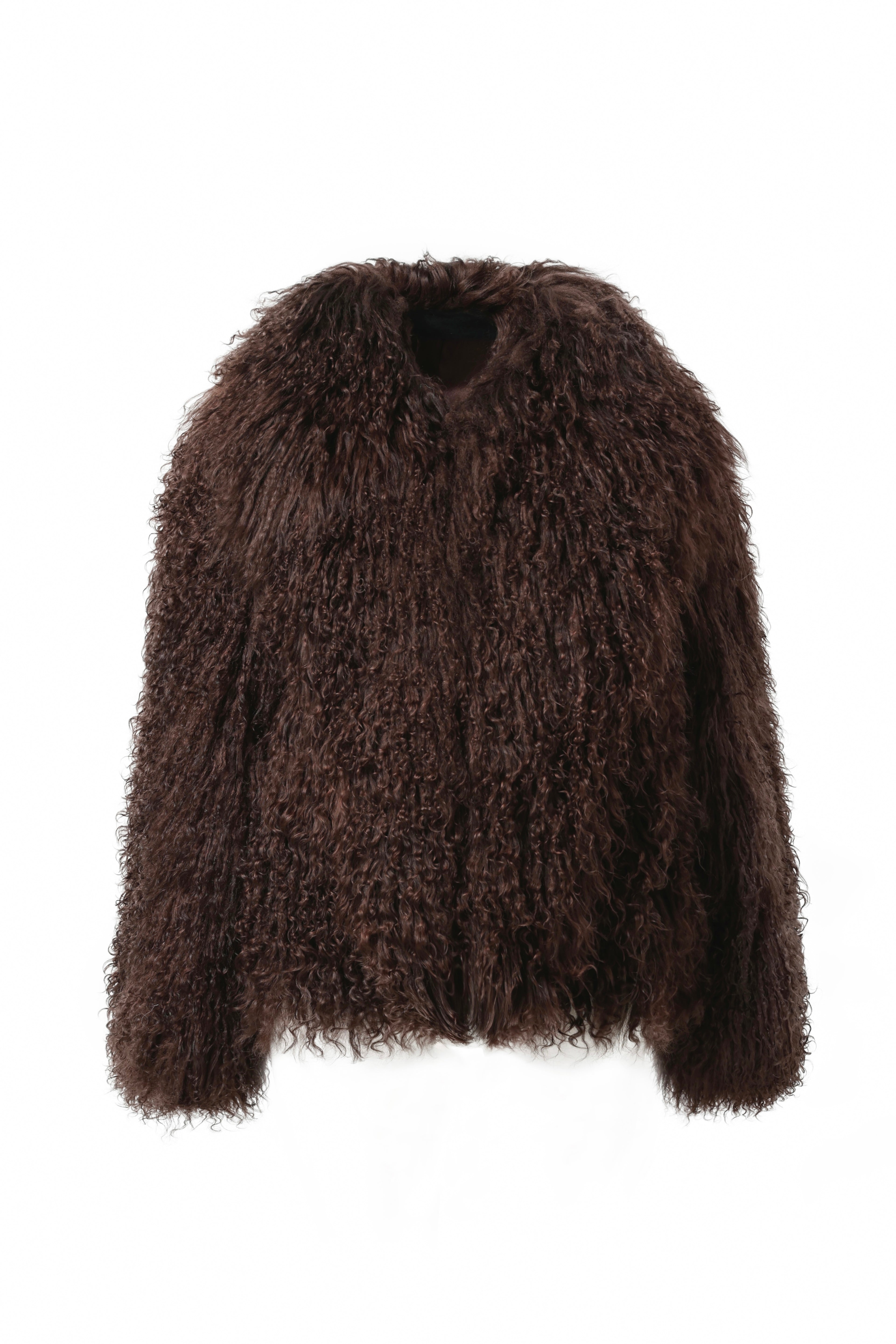 Espresso Shearling Coat