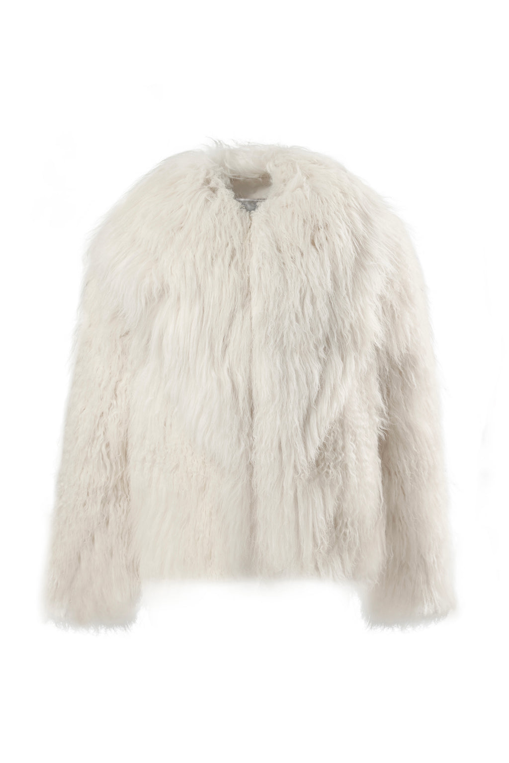 Cream Shearling Coat