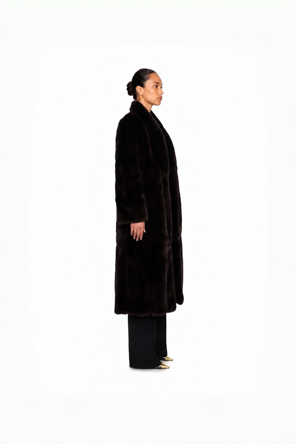 Mocha Column Coat