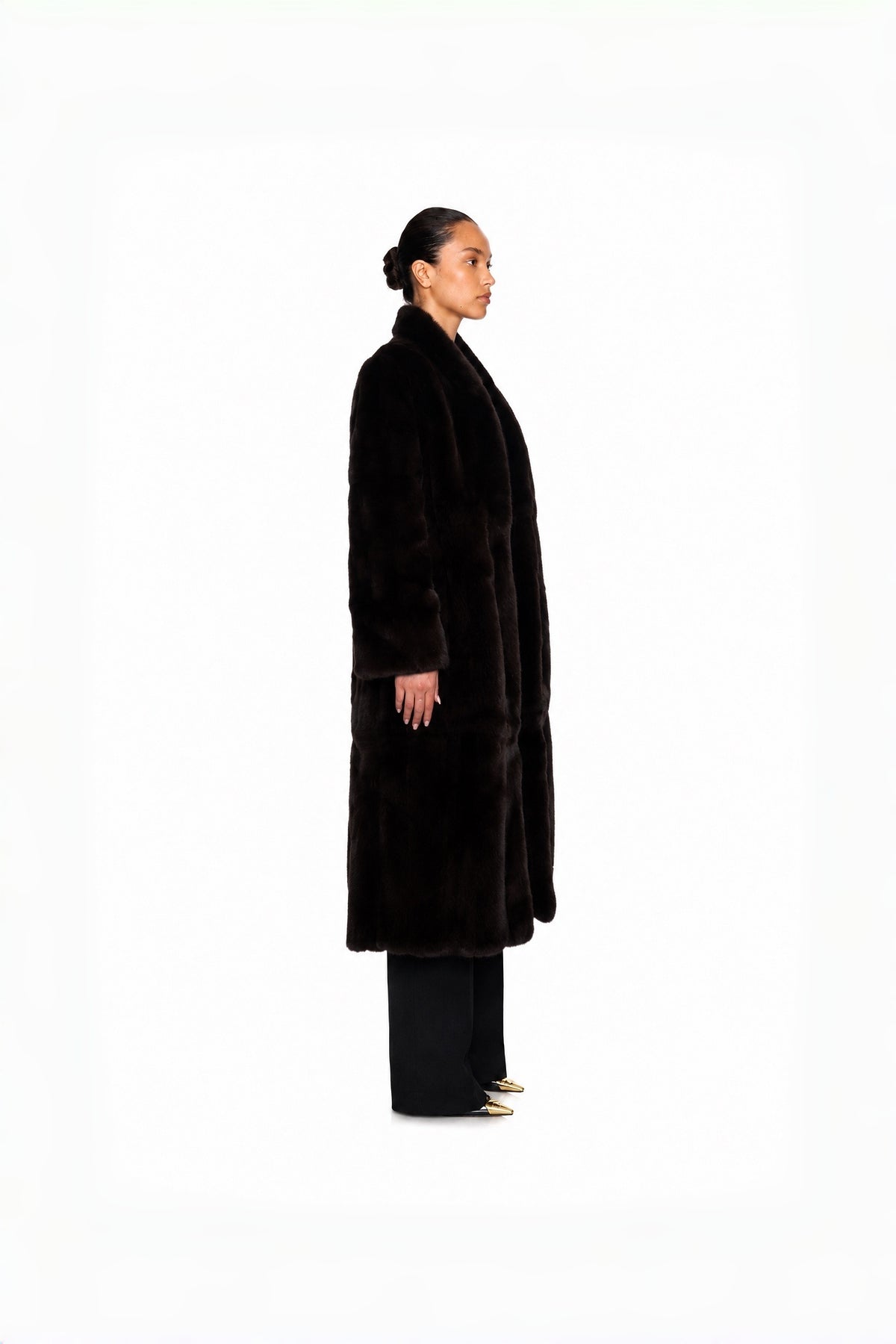 Mocha Column Coat