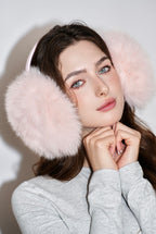 Cloud Fox Fur Earmuffs