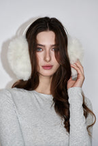 Cloud Fox Fur Earmuffs