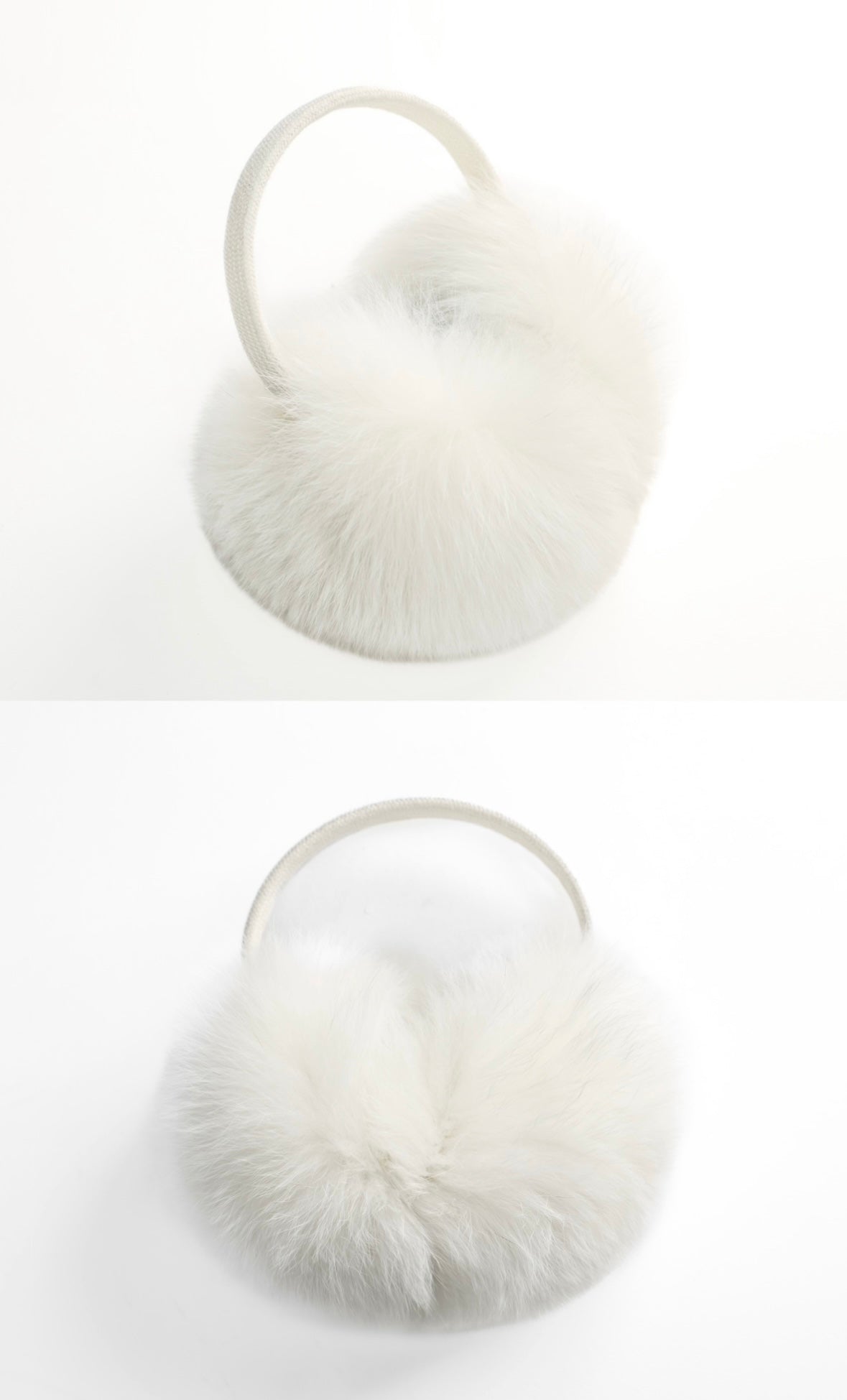 Cloud Fox Fur Earmuffs