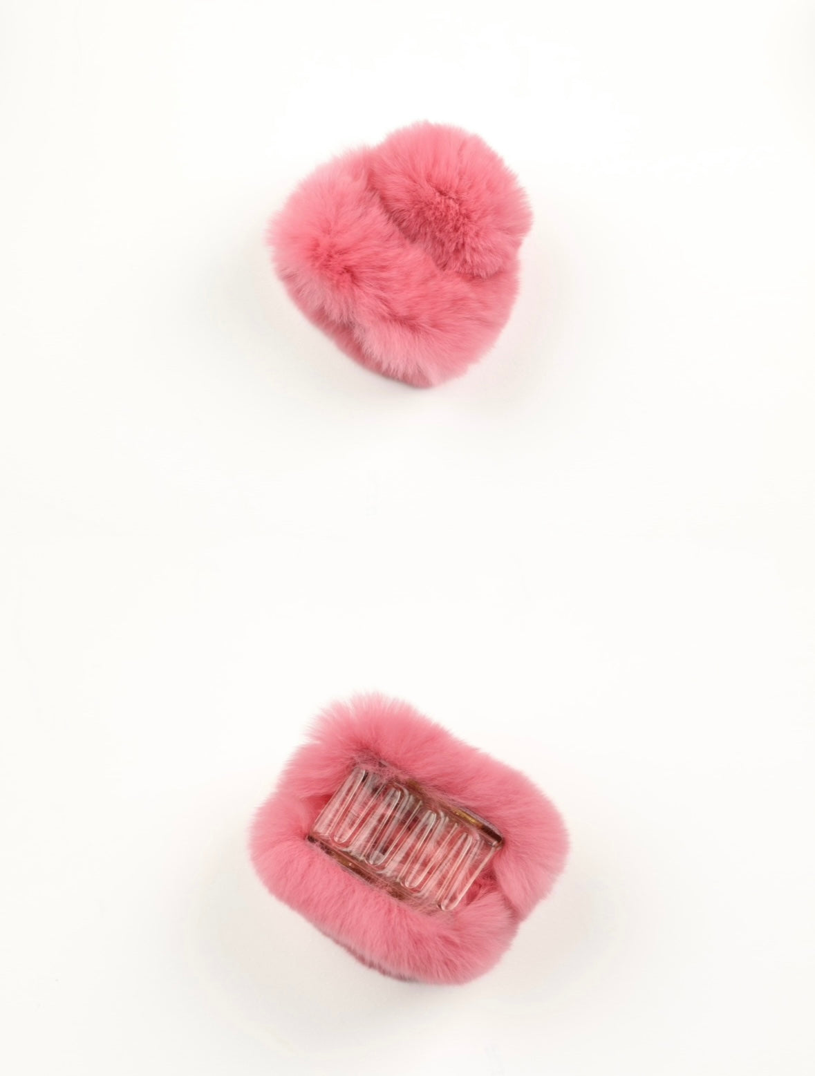 Fur Touch Claw Clip - Half Hold