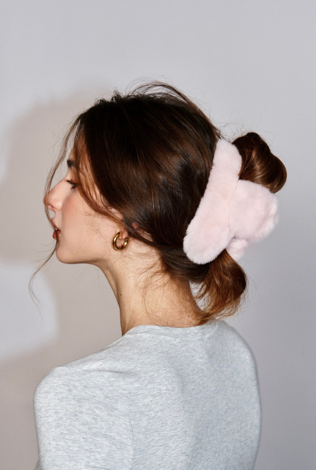 Fur Touch Claw Clip - Full Hold