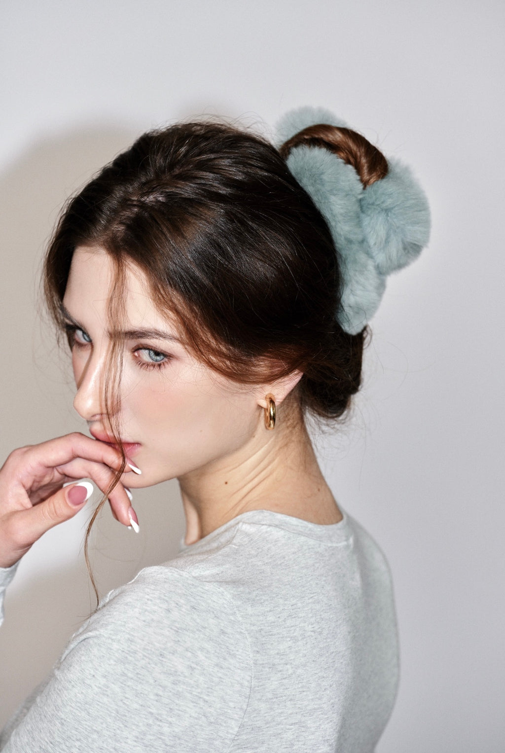 Fur Touch Claw Clip - Full Hold