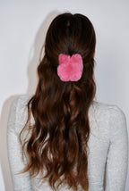 Fur Touch Claw Clip - Half Hold