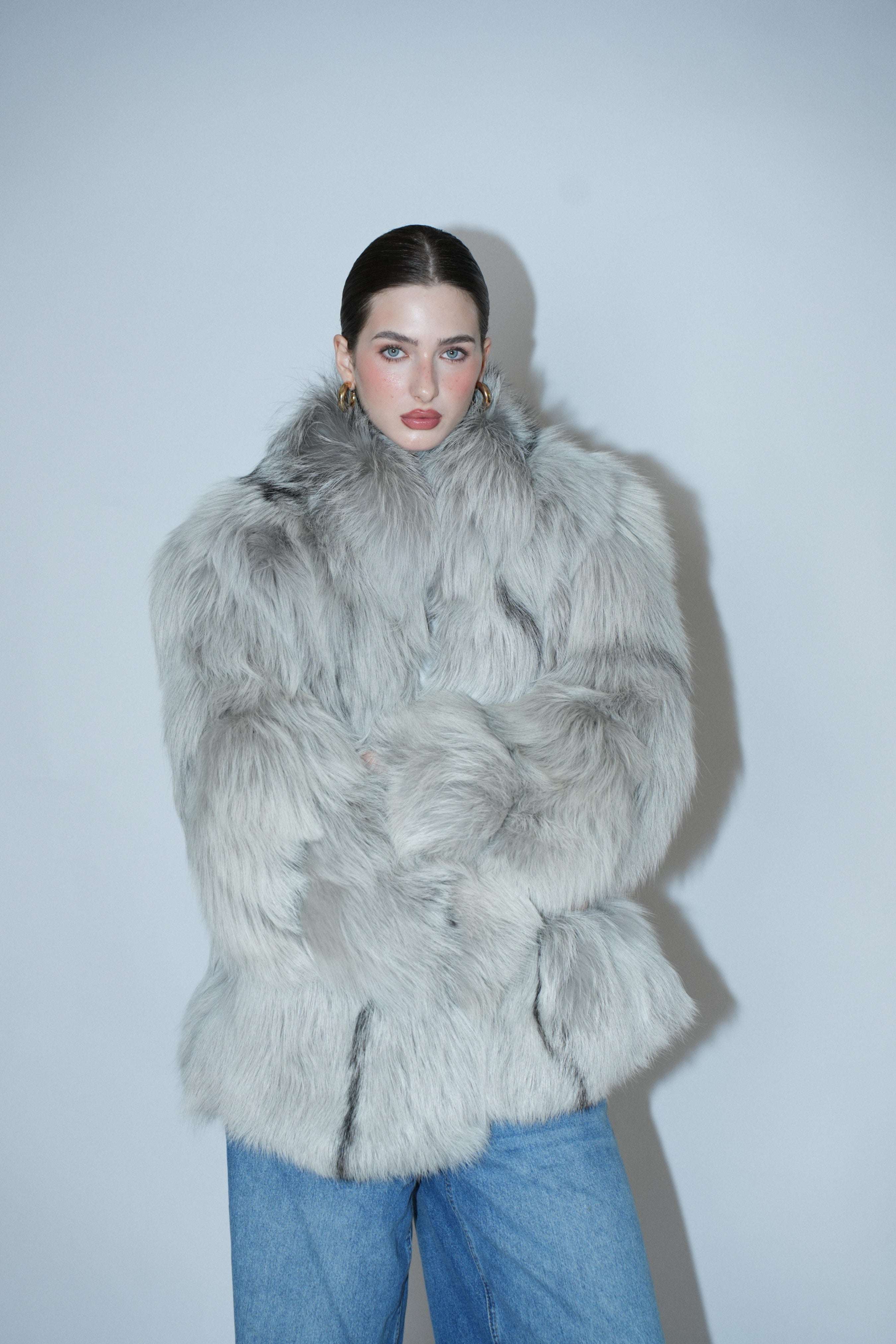 Silver Sovereign Fox Fur Coat