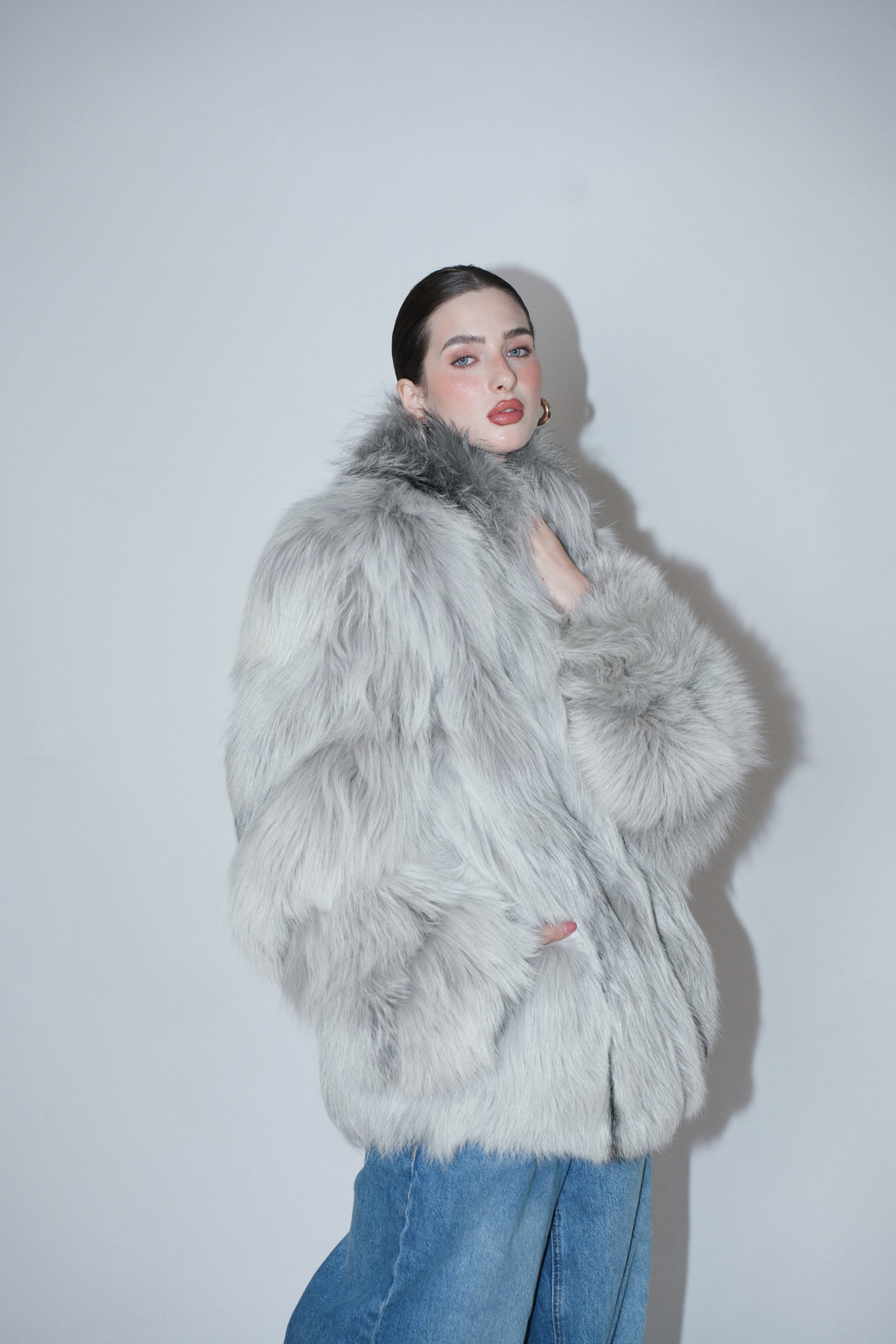 Silver Sovereign Fox Fur Coat