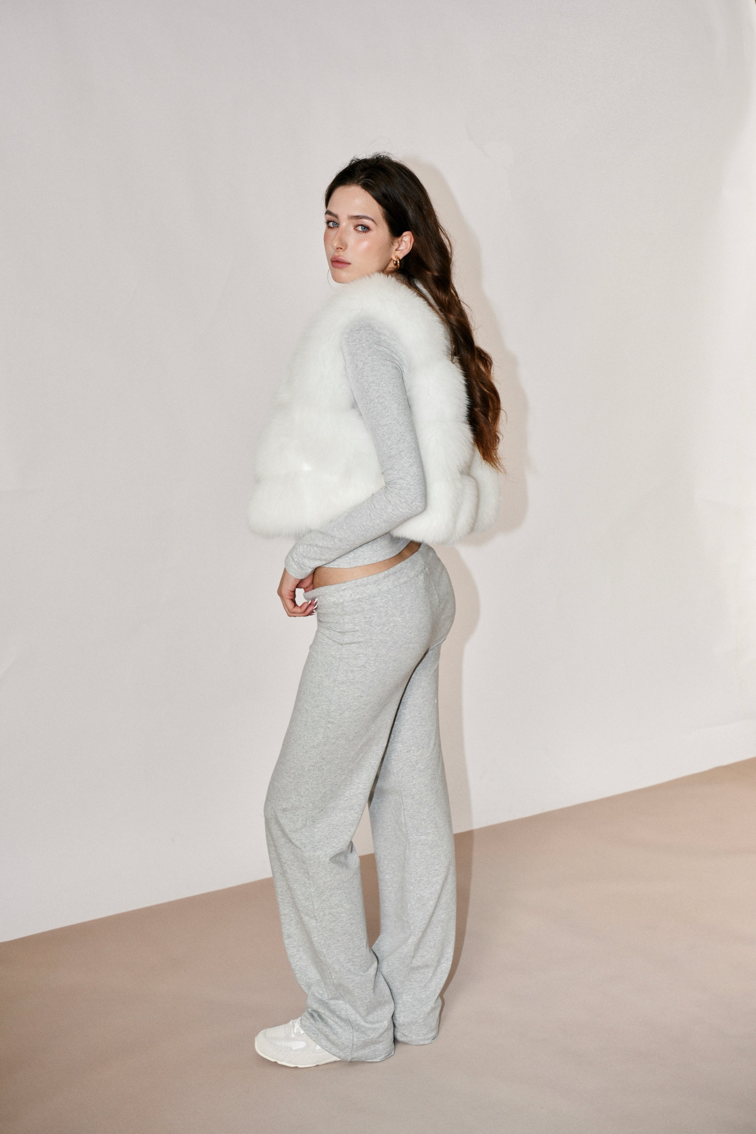 Cloud Cropped Fox Vest – Titi&gigi