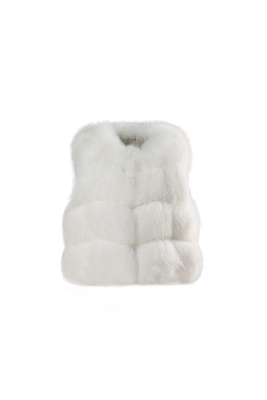 Cloud Cropped Fox Vest