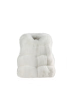 Cloud Cropped Fox Vest