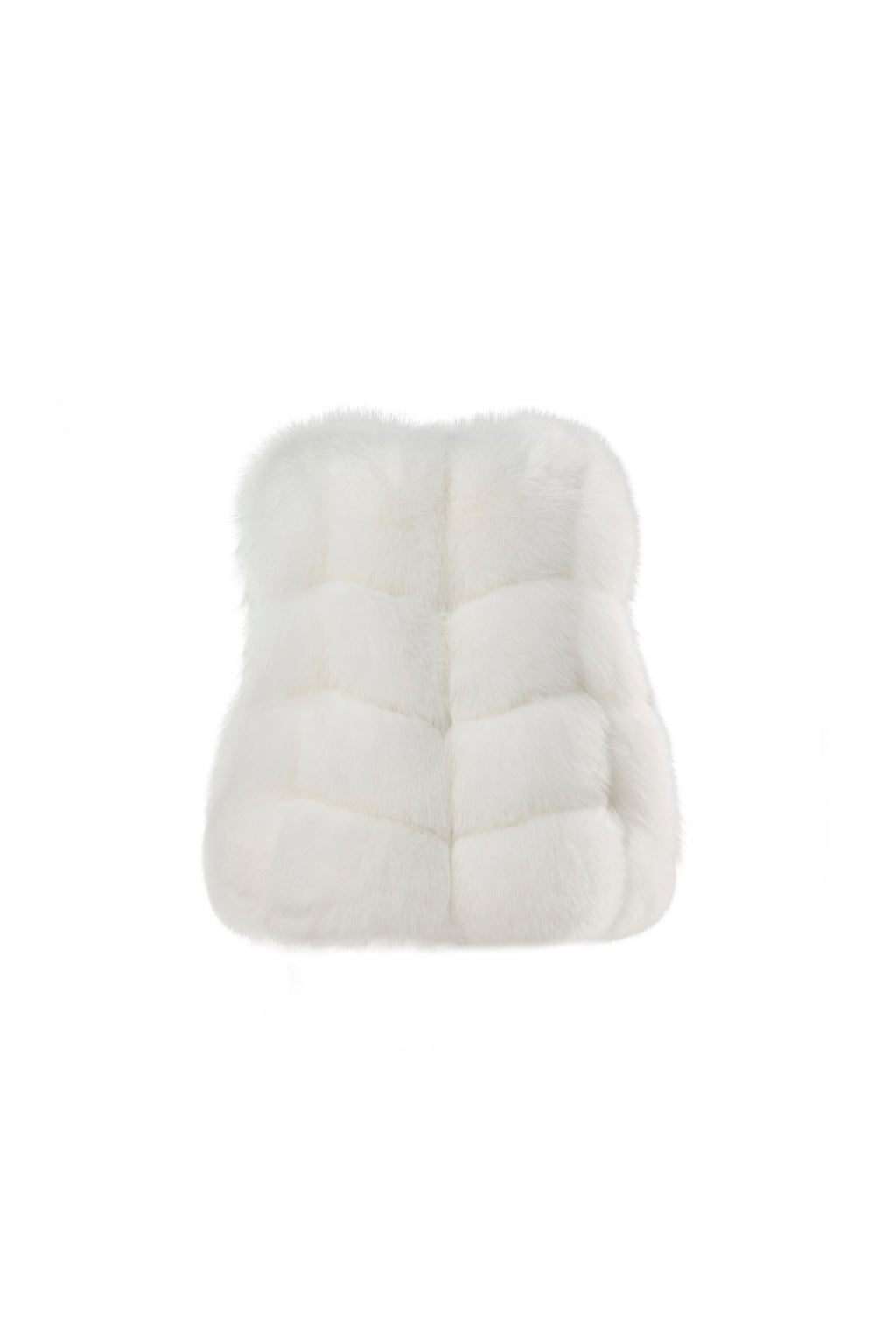 Cloud Cropped Fox Vest